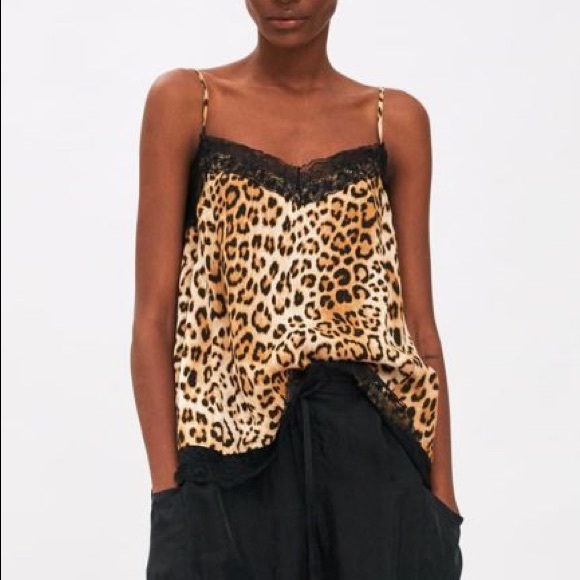 Zara Printed Top with Lace - Picture 3 of 3